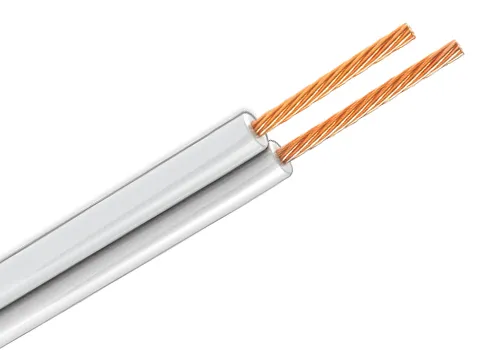 [09000600] Cable Gemelo Cu Paralelo SPT 2x12 AWG 300 V 60 ºC Rollo 100 m Blanco