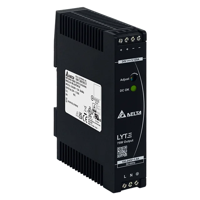 Fuente de alimentación Delta DRL-24V75W1AZ In: 85-264VAC Out: 24VDC - 3.1A