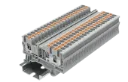 Bornera 3 puntos de conexión  26-12 AWG 24A con tecla de accionamiento