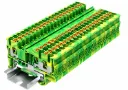 Bornera de tierra 3 puntos de conexión 26-12 AWG con tecla de accionamiento SUPU