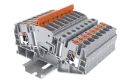 Bornera seccionable cortocircuitable conexion push-in calibre 20-10AWG SUPU