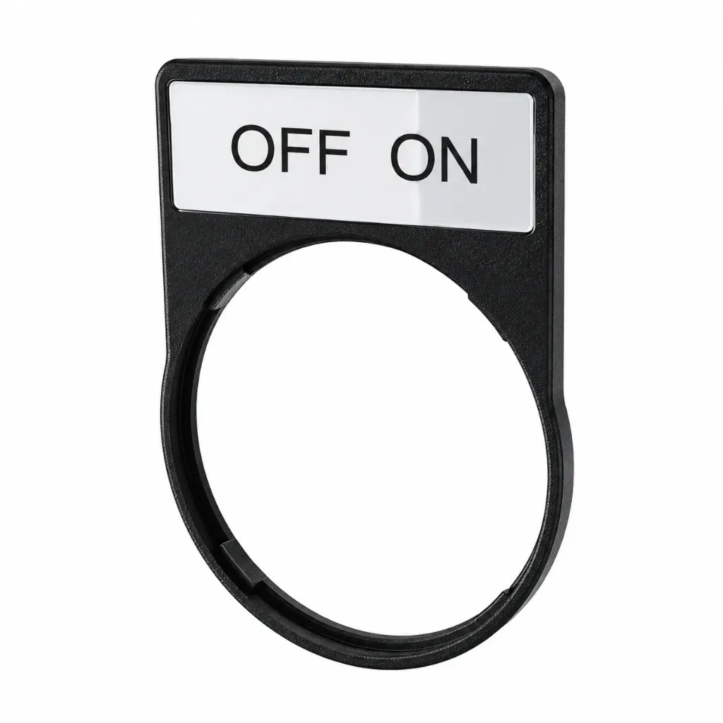 [TS290M-0AP90] Portaetiquetas ancho etiqueta 18mm para boton/selector  (22mm) SUPU