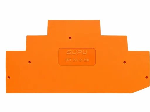 Placa final o intermedia para bornera de 3 pisos TPT2.5-2 SUPU