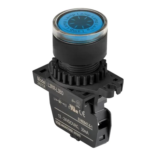 Luz piloto azul 22 mm LED 12-24 V AC/DC | Autonics