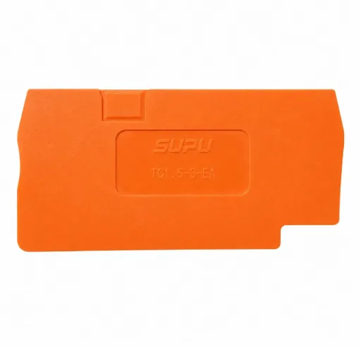 Placa final o intermedia naranja para bornera de 3 puntos de conexión TC1.5-3-OG-EA SUPU