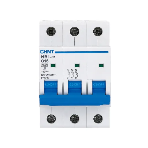 Breaker CHINT de riel 3 polo 10A 6kA®