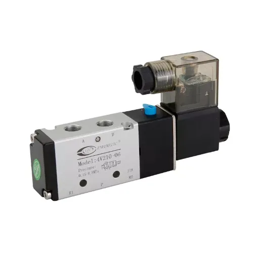 Electrovalvula monoestable 5/2 1/8" 220VAC serie 200 4V210-06 AC220 VPC