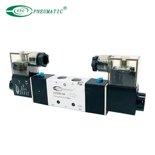 Electrovalvula biestable 5/2 1/4"24VDC serie 200 4V220-08 DC24 VPC