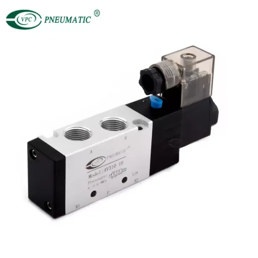 Electrovalvula monoestable 5/2 1/4"24VDC serie 300 4V310-08 DC24 VPC