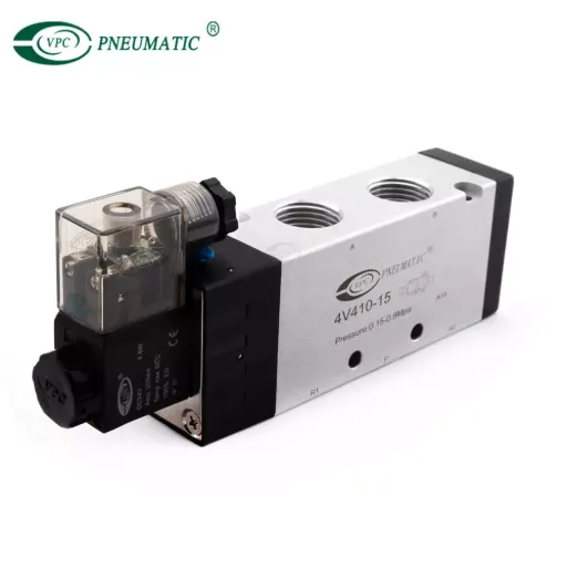 Electrovalvula monoestable 5/2 1/2"24VDC serie 400 4V410-15 DC24 VPC