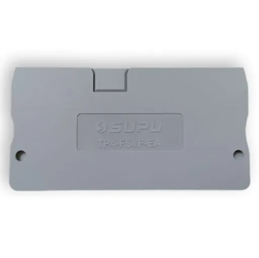 Placa final o intermedia  para bornera porta fusible TP4-HESI (2 puntos de conexión) SUPU